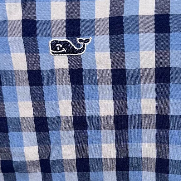 Vineyard Vines Slim Fit Whale Shirt Style# 1W6019 100% Cotton Plaid Size XS - Picture 4 of 6